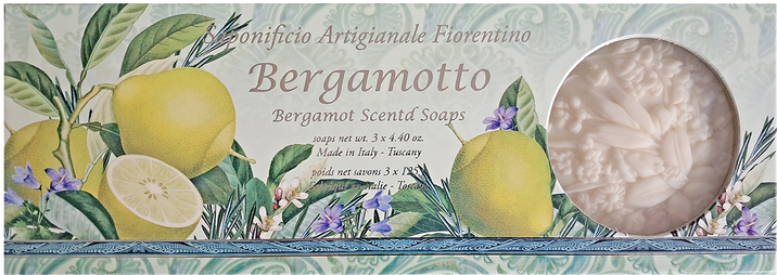SAF Fiorentino Mýdlo Bergamot 3 x 125 g
