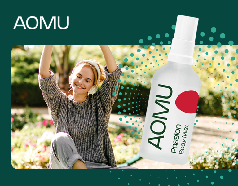 AOMU Passion Body Mist – přírodní mlha pro povzbuzení a sebevědomí