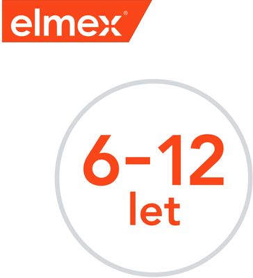 Elmex Junior Zubní kartáček měkký pro děti ve věku 6-12 let