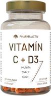 Pharma Activ Vitamín C + D3, 120 tobolek