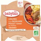 Babybio Menu zelenina s kuřecím masem a rýží 260 g