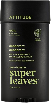 Attitude Pánský deodorant Super leaves Matcha & Bergamot 75 g