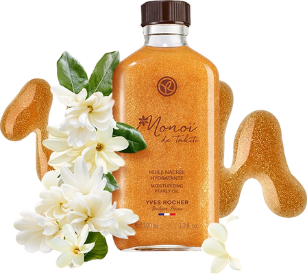 Yves Rocher Hydratační olej na tělo a vlasy s perletí 100 ml