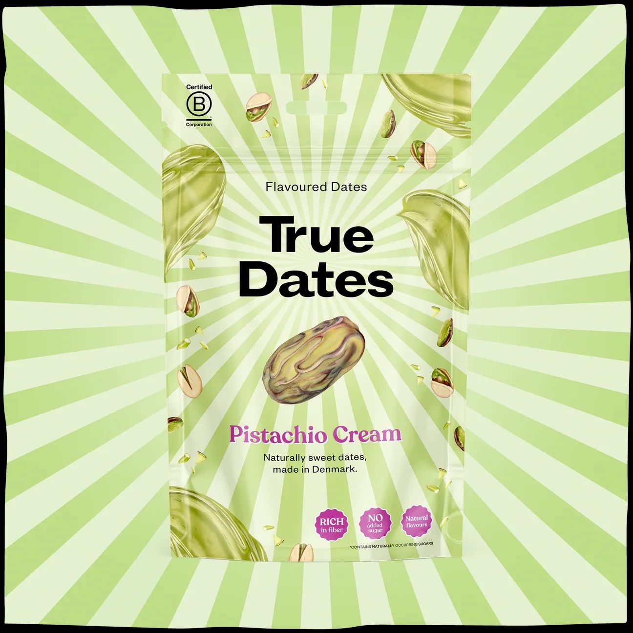 True Dates Datle s příchutí pistácie 100 g