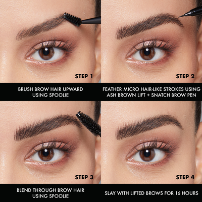 NYX Professional Makeup Lift N Snatch Brow Tint Pen - Fix na obočí - 06 Ash Brown 1 ml