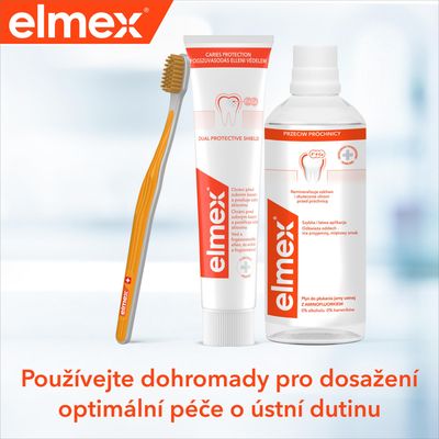 Elmex Caries Protection zubní pasta proti zubnímu kazu triopack 3 x 75 ml