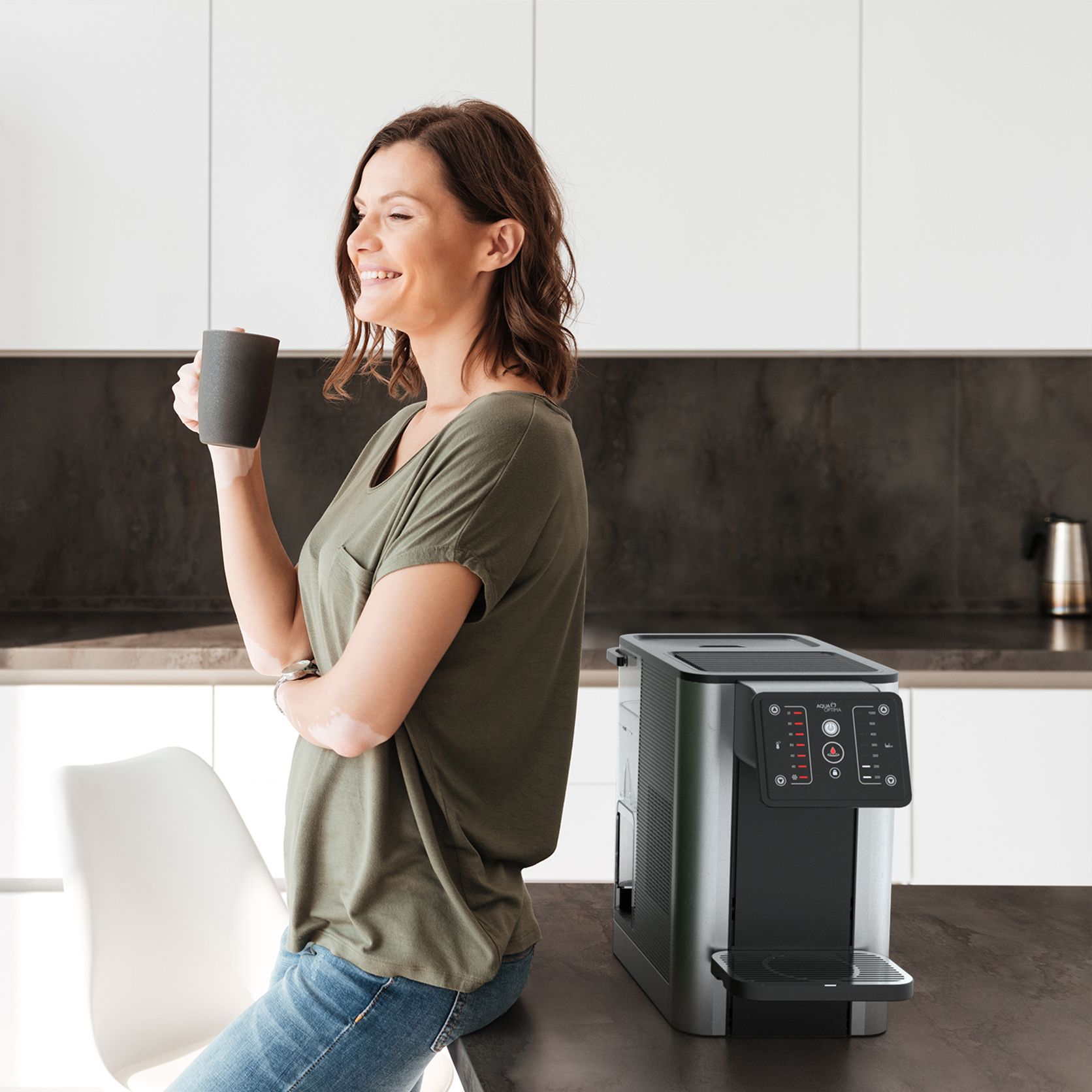 Aqua Optima Aurora Hot&Chilled Beverage Station with Evolve+ filter