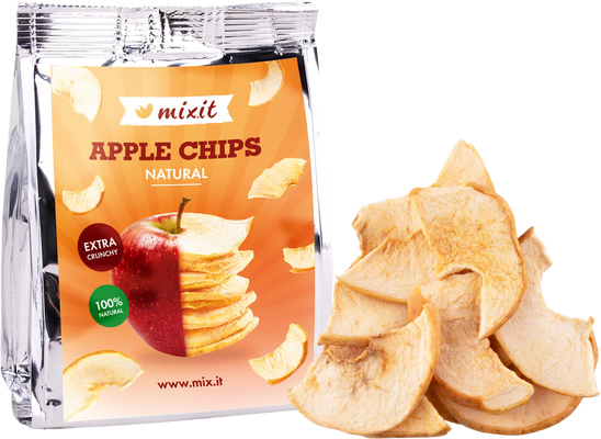 Mixit Jablečné chipsy - Natural do kapsy 35 g
