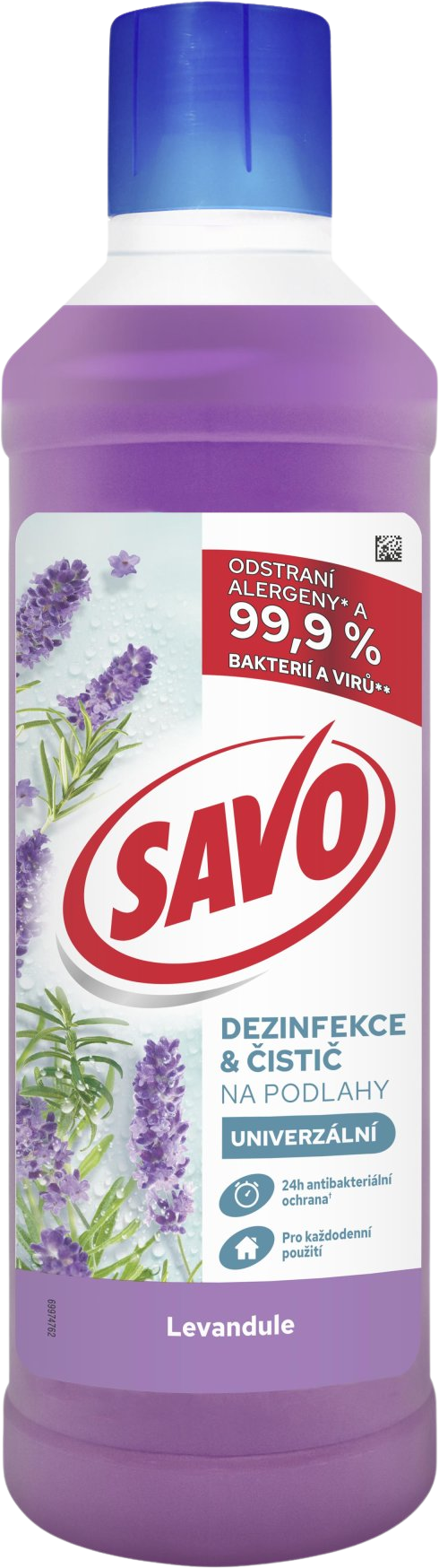 Savo desinfekce a čistič na podlahy Levandule 1 l