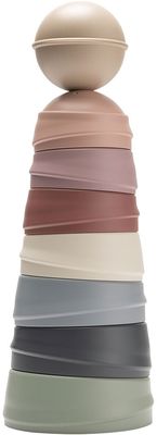 BIBS stohovací balanční věž - Pastel Rainbow