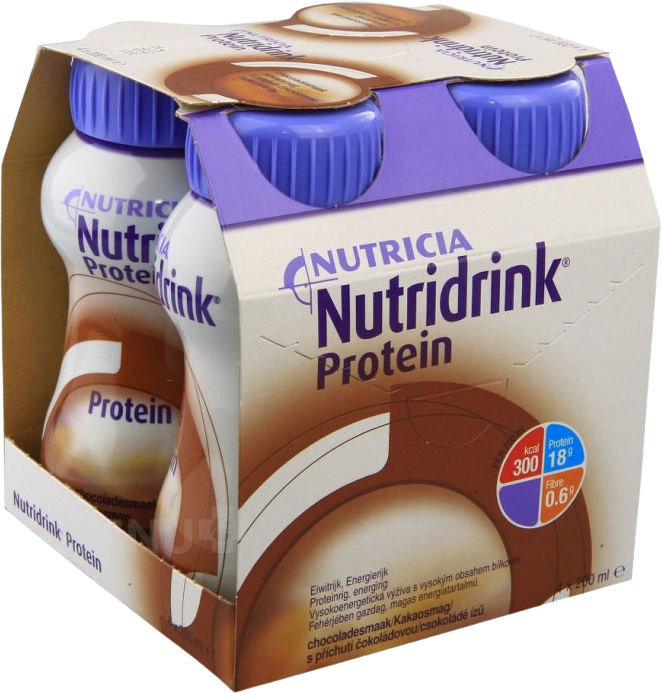 Nutridrink Protein s čokoládovou příchutí 4 x 200 ml