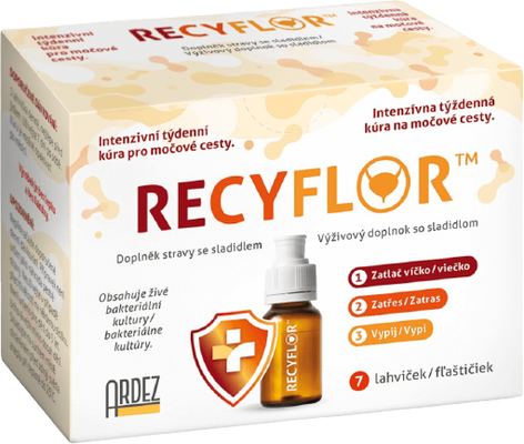 Recyflor kúra pro močové cesty 7 x 8 ml