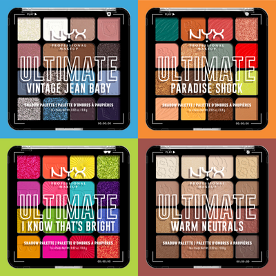 NYX Professional Makeup Ultimate Shadow Palette I Know That's Bright paletka očních stínů