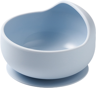 Baby Ono Miska silikonová s přísavkou - blue 6m+