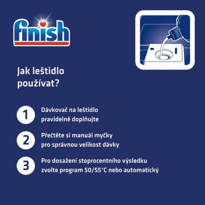 Finish Leštidlo Shine&Protect Regular 800 ml