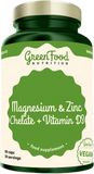 GreenFood Nutrition Hořčík a Zinek Cheláty + Vitamín D3 90 kapslí
