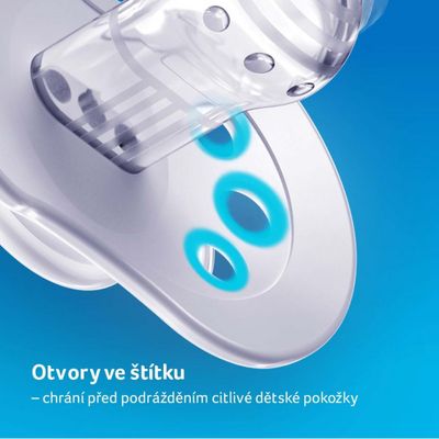 LOVI Dudlík s mini štítkem Wild Soul 0-3m silikonový dynamický, dívka 2 ks