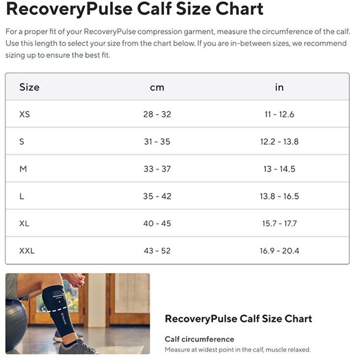 Therabody RecoveryPulse Calf Sleeve - L
