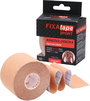 FixAtape SPORT kinesio tejpovací páska 5cm x 5m tělová