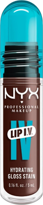 NYX Professional Makeup Lip IV Hydrating Gloss Stain, 06 Espresso Soak 5 ml