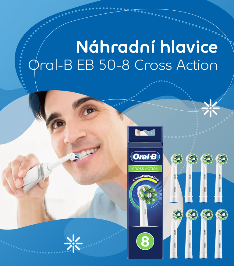 Oral-B EB 50-8 Cross Action Náhradní hlavice 8ks