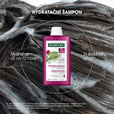 Klorane Hydratační šampon s opuncií 400 ml