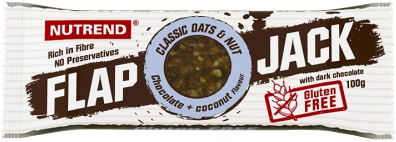 Nutrend Flap Jack Gluten Free Čokoláda, kokos 100 g