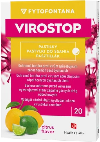 Fytofontana VIROSTOP pastilky citrus 20 ks
