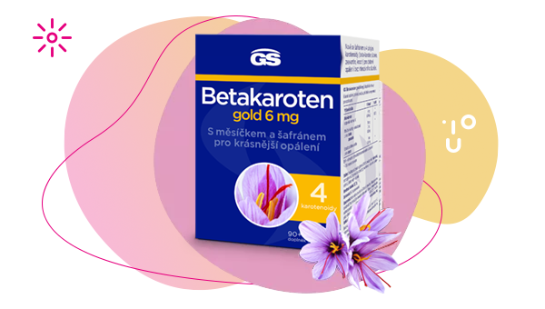 GS Betakaroten gold 15mg 120 kapslí