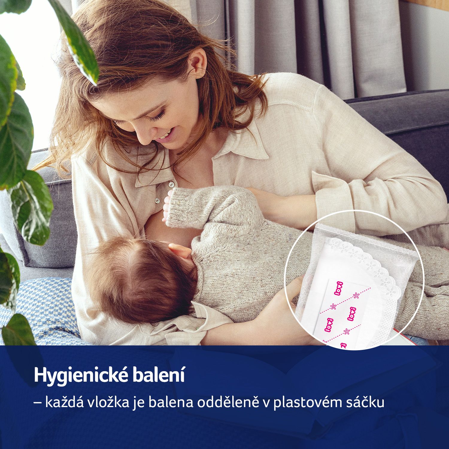 LOVI Vložky do podprsenky antibakteriální Discreet Elegance černé 20 ks