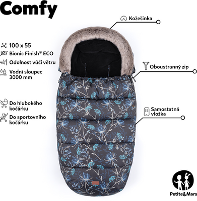 Petite&Mars Comfy Fusak 4v1 Elegant Caramel