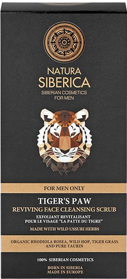 Natura Siberica Čisticí peeling pro oživení pleti Tygří tlapa 150 ml