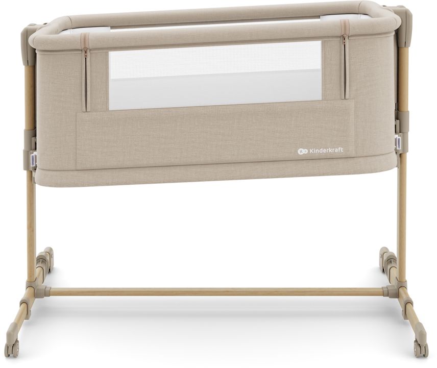 Kinderkraft Postýlka polohovací Nestee Grow 2 Beige Wood 1 ks