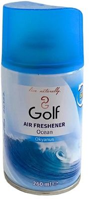 Golf Náhradní náplň do automatického strojku - osvěžovač Ocean 260 ml