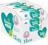 PB Pampers Sensitive Baby Dětské čisticí ubrousky 12 x 52 ks