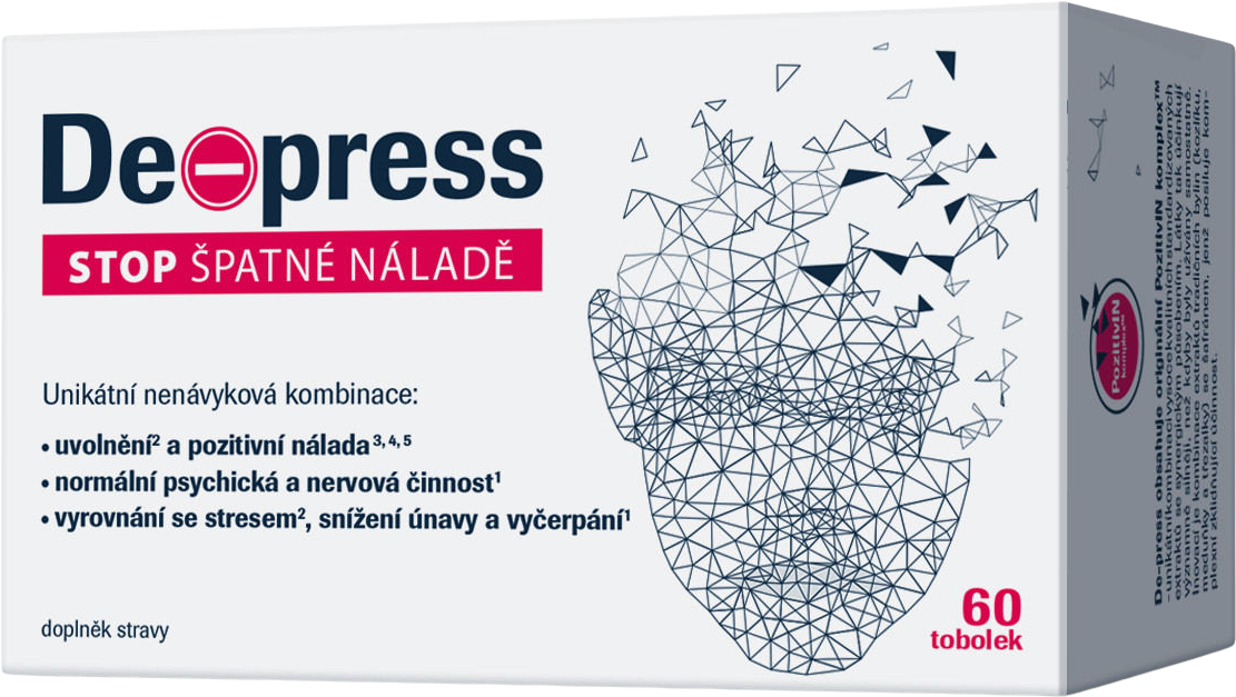 De-press STOP špatné náladě 60 tobolek