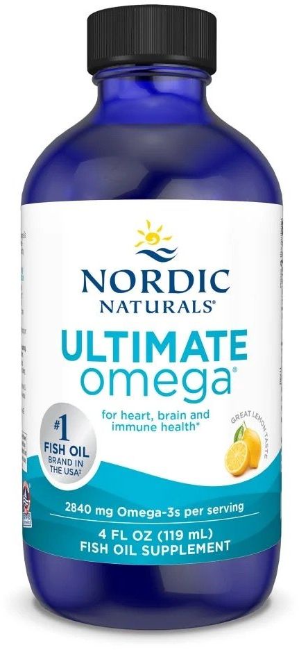 Nordic Naturals Ultimate Omega Liquid 2840 mg citrón 119 ml