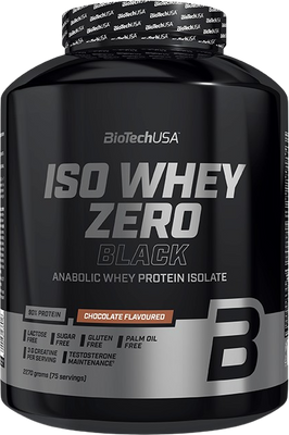 BioTech Iso Whey Zero Black čokoláda 2270 g