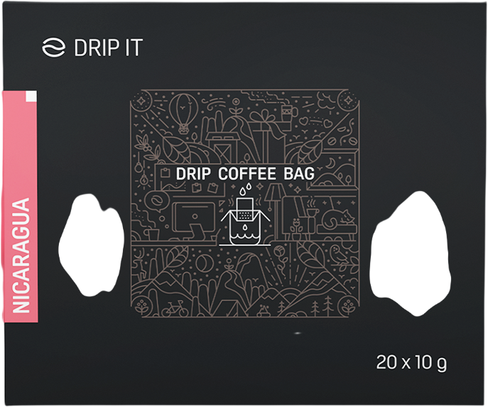 Drip it Káva ve filtru Nicaragua Prodecoop 20 x 10 g
