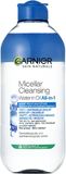 Garnier Skin Naturals pečující dvoufázová micelární voda pro citlivé oči, 400 ml