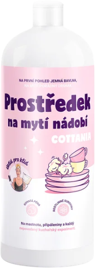 Úklid pro klid Prostředek na mytí nádobí Cottania 1 l