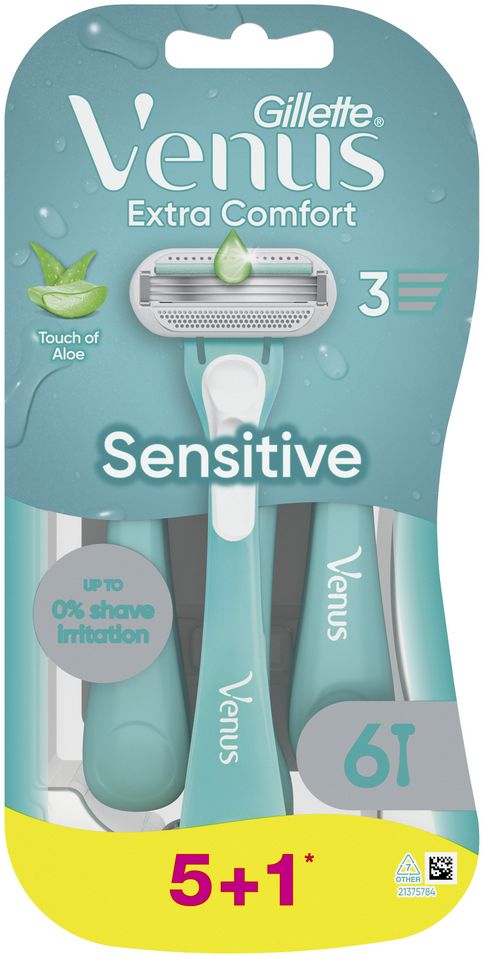 Gillette Venus Pohotová holítka, Extra Comfort Sensitive 6 ks