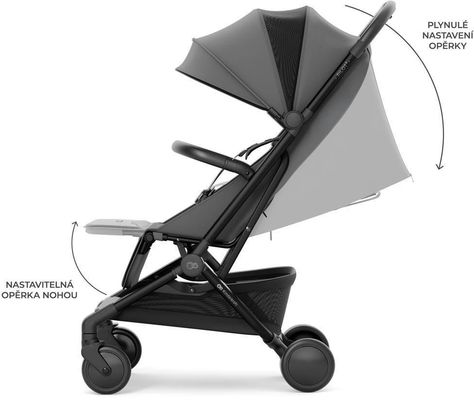 Kinderkraft Select Kočárek sportovní Pilot 2 Grey 1 ks
