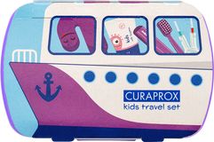 Curaprox Travel set KIDS fialový