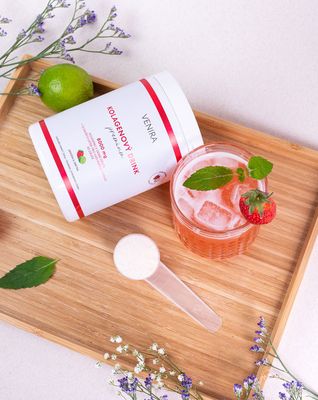 Venira Prémiový kolagenový drink jahoda a limetka 30 dávek 324 g
