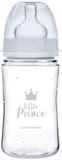 Canpol babies Lahev se širokým hrdlem ROYAL BABY modrá 240 ml