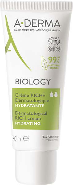 A-Derma BIOLOGY Dermatologický VÝŽIVNÝ krém HYDRATAČNÍ 40 ml