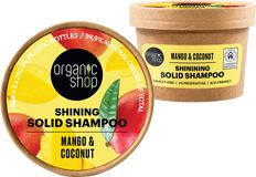 Organic Shop Tuhý šampon pro lesk vlasů Mango a kokos 60 g