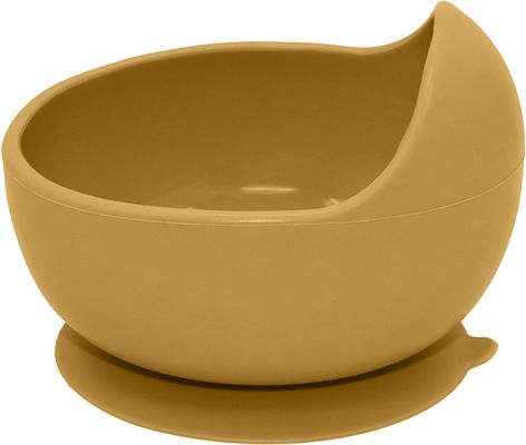 Petite&Mars Set jídelní silikonový TAKE&MATCH talíř + miska Intense Ochre 6m+ 2 ks