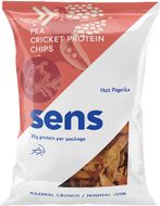 Sens Hrachové chipsy s cvrččím proteinem - Pikantní Paprika 80 g